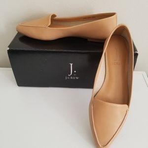 6.5 J. Crew Nude Loafers Pointed Toe LIKE NEW